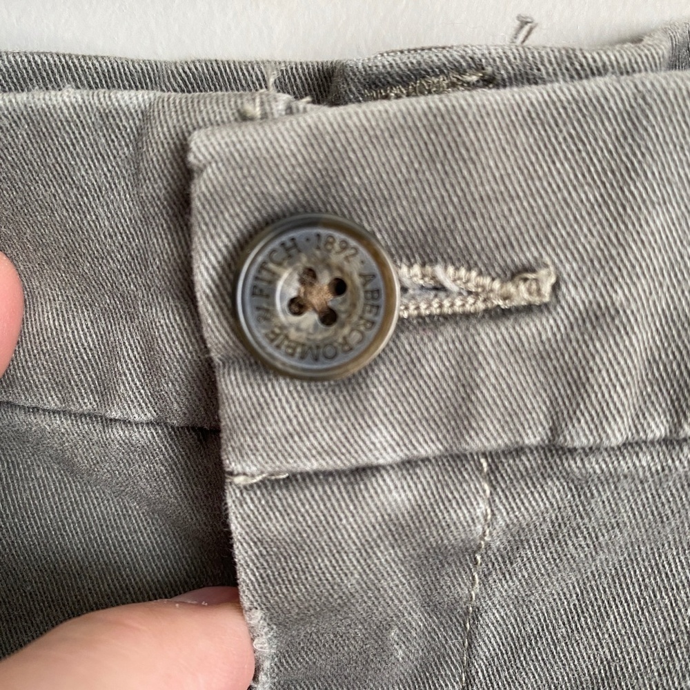 Abercrombie & Fitch Vintage grunge Y2k low rise rolled shorts - Picture 3 of 10
